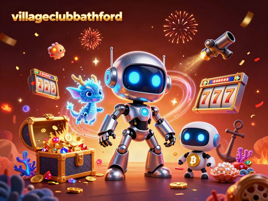 Experience thrilling slots and jackpot excitement at villageclubbathford with a vibrant cyberpunk scene.