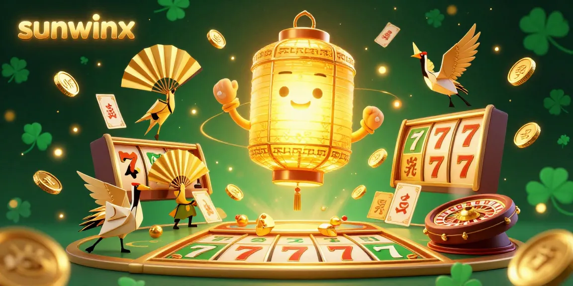 Experience thrilling gaming at sunwinx with dynamic characters and vibrant casino elements.